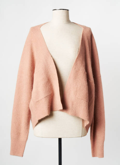 Vestă cu mâneci lungi roz MES DEMOISELLES...PARIS femeie