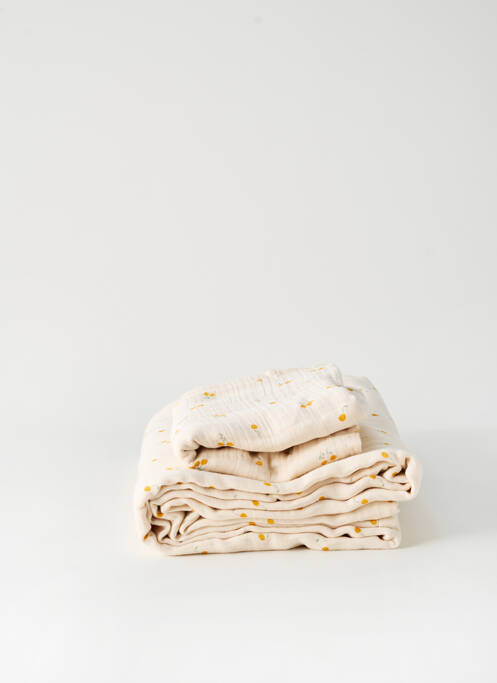 Set de lenjerie de pat galben GABRIELLE PARIS copil