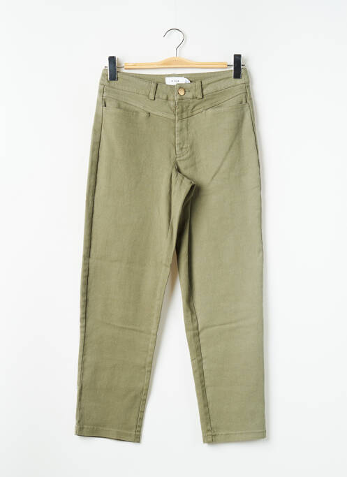 Pantalon drept kaki VILA femeie