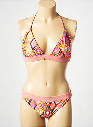 Costum de baie din două piese roz WILD femeie