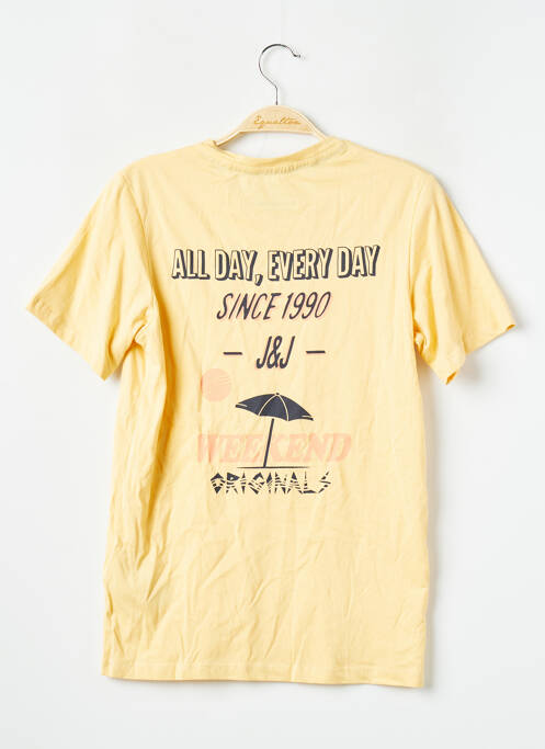 Tricou galben JACK & JONES băiat