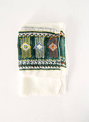 Eșarfă alb STORIATIPIC femeie