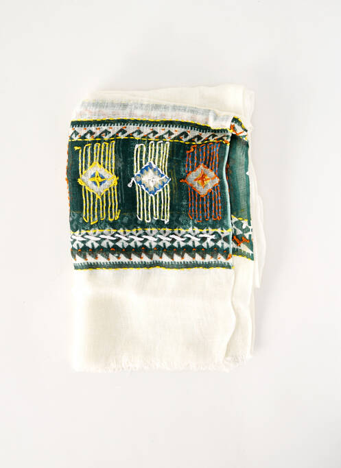 Eșarfă alb STORIATIPIC femeie