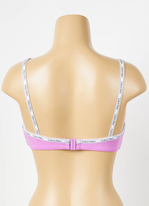 Chiloți de baie roz CALVIN KLEIN femeie