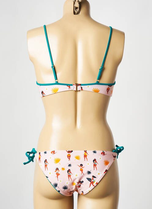 Costum de baie din două piese roz WILD femeie