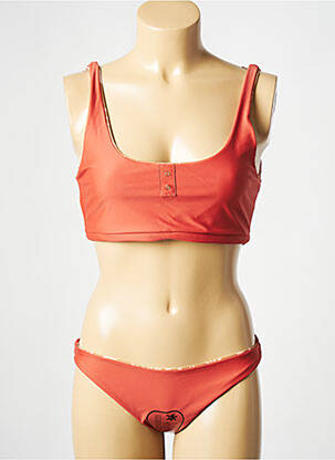 Costum de baie din două piese maro WILD femeie