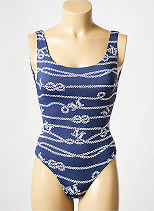 Costum de baie dintr-o singură piesă albastru MAX MARA femeie