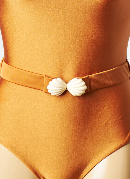 Costum de baie dintr-o singură piesă portocaliu ALBERTINE femeie