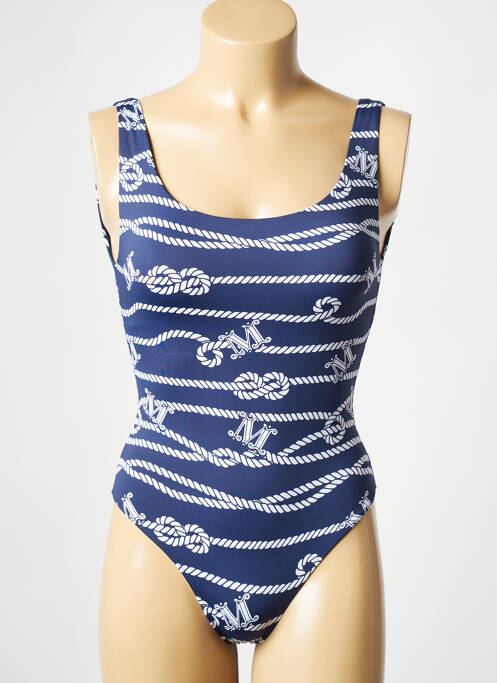 Costum de baie dintr-o singură piesă albastru MAX MARA femeie