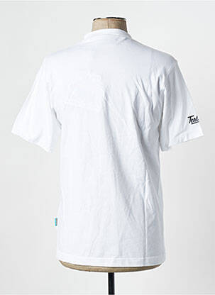 Tricou alb TEALER bărbat