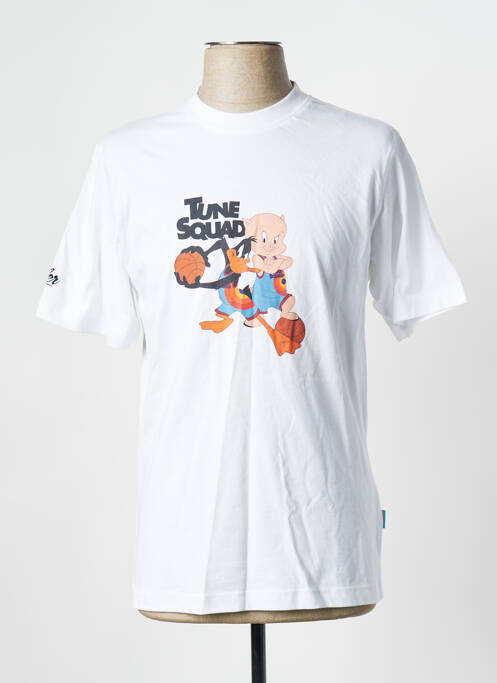 Tricou alb TEALER bărbat