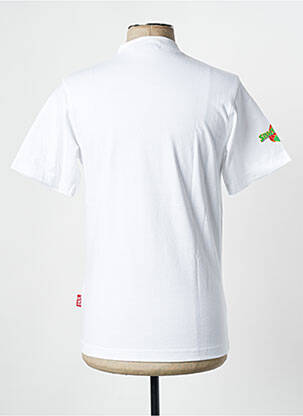 Tricou alb TEALER bărbat