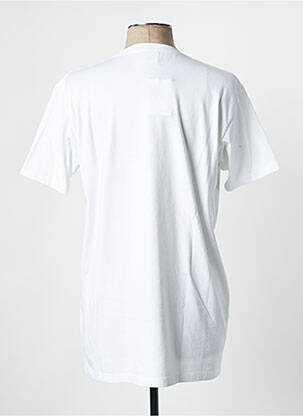 Tricou alb HUMAN WITH ATTITUDE bărbat