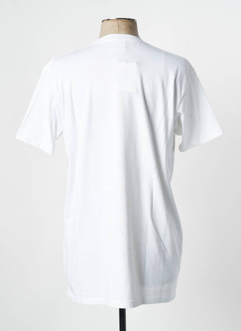 Tricou alb HUMAN WITH ATTITUDE bărbat