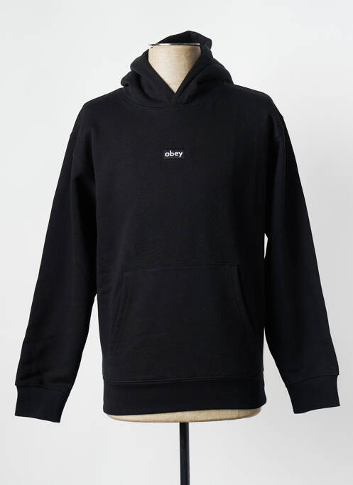 Hanorac negru OBEY bărbat