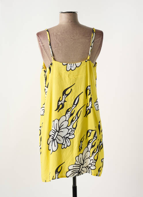 Rochie scurtă galben OBEY femeie