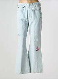 Blugi bootcut albastru OBEY femme
