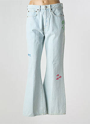 Blugi bootcut albastru OBEY femeie