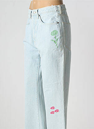 Blugi bootcut albastru OBEY femeie
