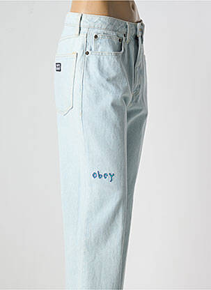 Blugi bootcut albastru OBEY femeie