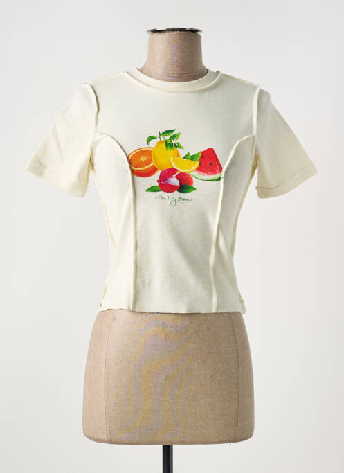 Tricou bej MELODY EHSANI femeie