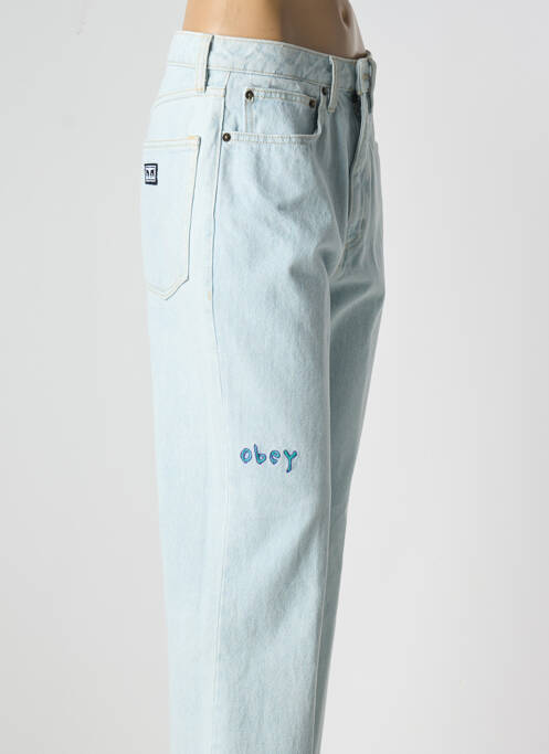 Blugi bootcut albastru OBEY femeie