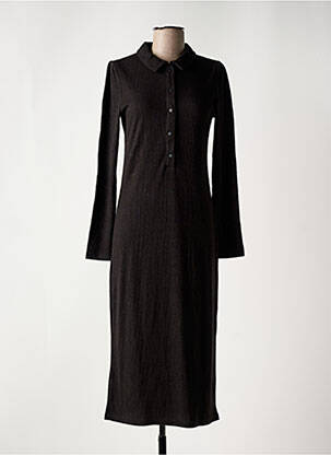Rochie lungă negru GRACE & MILA femeie