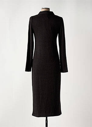 Rochie lungă negru GRACE & MILA femeie