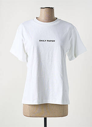 Tricou alb DAILY PAPER femeie
