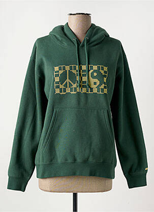 Hanorac verde OBEY femeie