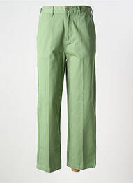 Blugi cu croială dreaptă verde OBEY femme