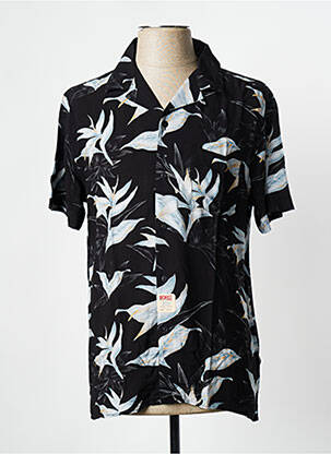 Cămașă cu mâneci scurte negru SCHOTT bărbat