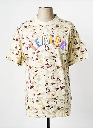 Tricou bej TEALER bărbat