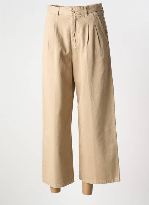 Pantalon larg bej CARHARTT femeie
