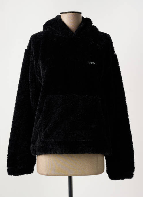 Hanorac negru OBEY femeie