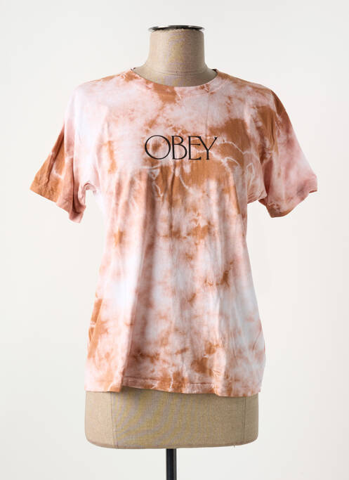 Tricou roz OBEY femeie