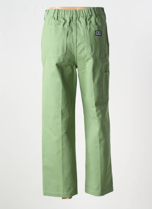 Blugi cu croială dreaptă verde OBEY femeie