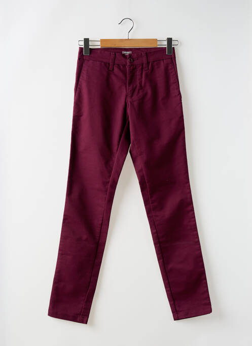 Pantalon chino roșu CARHARTT bărbat