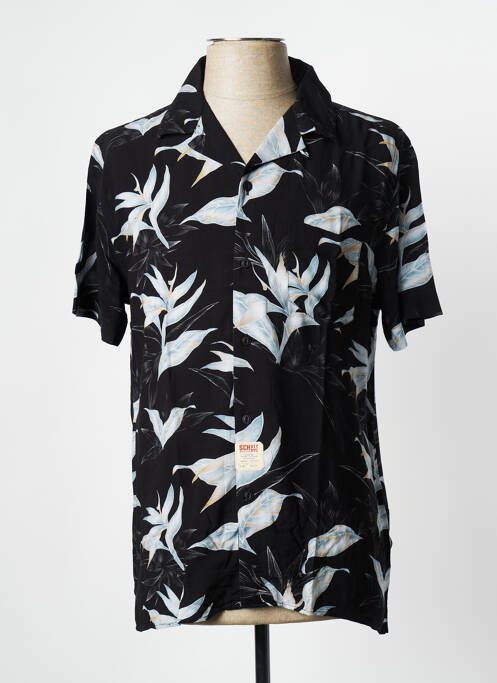 Cămașă cu mâneci scurte negru SCHOTT bărbat