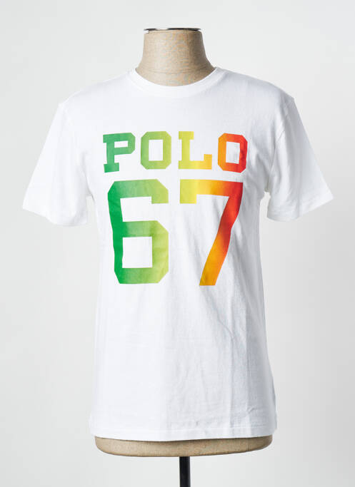 Tricou alb RALPH LAUREN bărbat