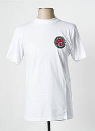 Tricou alb SANTA CRUZ homme