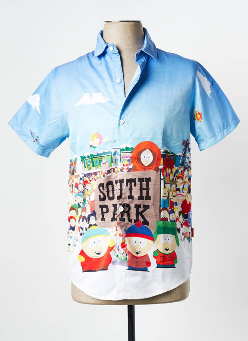 Cămașă cu mâneci scurte albastru TEALER bărbat