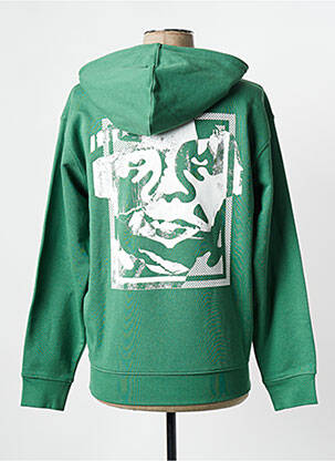 Hanorac verde OBEY bărbat