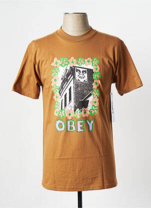 Tricou maro OBEY bărbat