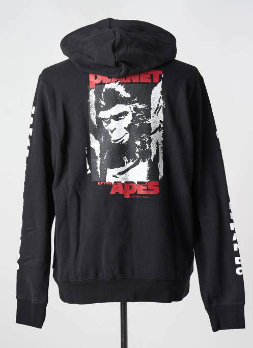 Hanorac cu glugă negru ELEMENT bărbat