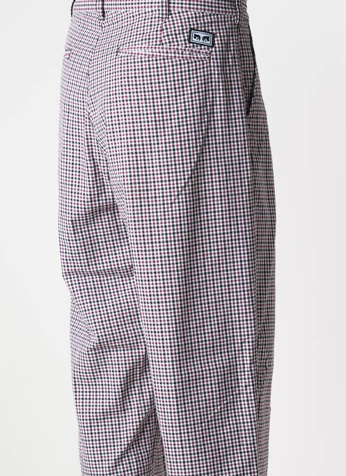 Pantalon chino roșu OBEY bărbat