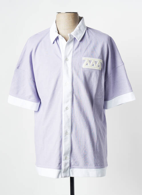 Cămașă cu mâneci scurte violet HOLOGRAM bărbat