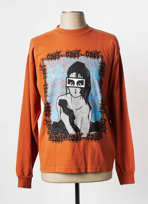 Tricou maro OBEY bărbat