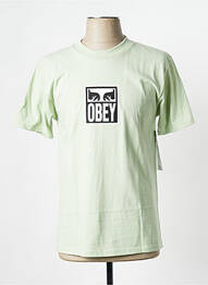 Tricou verde OBEY homme