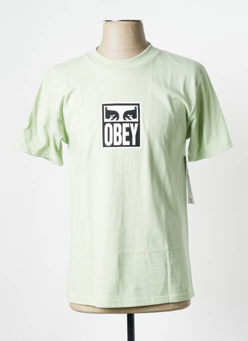 Tricou verde OBEY bărbat